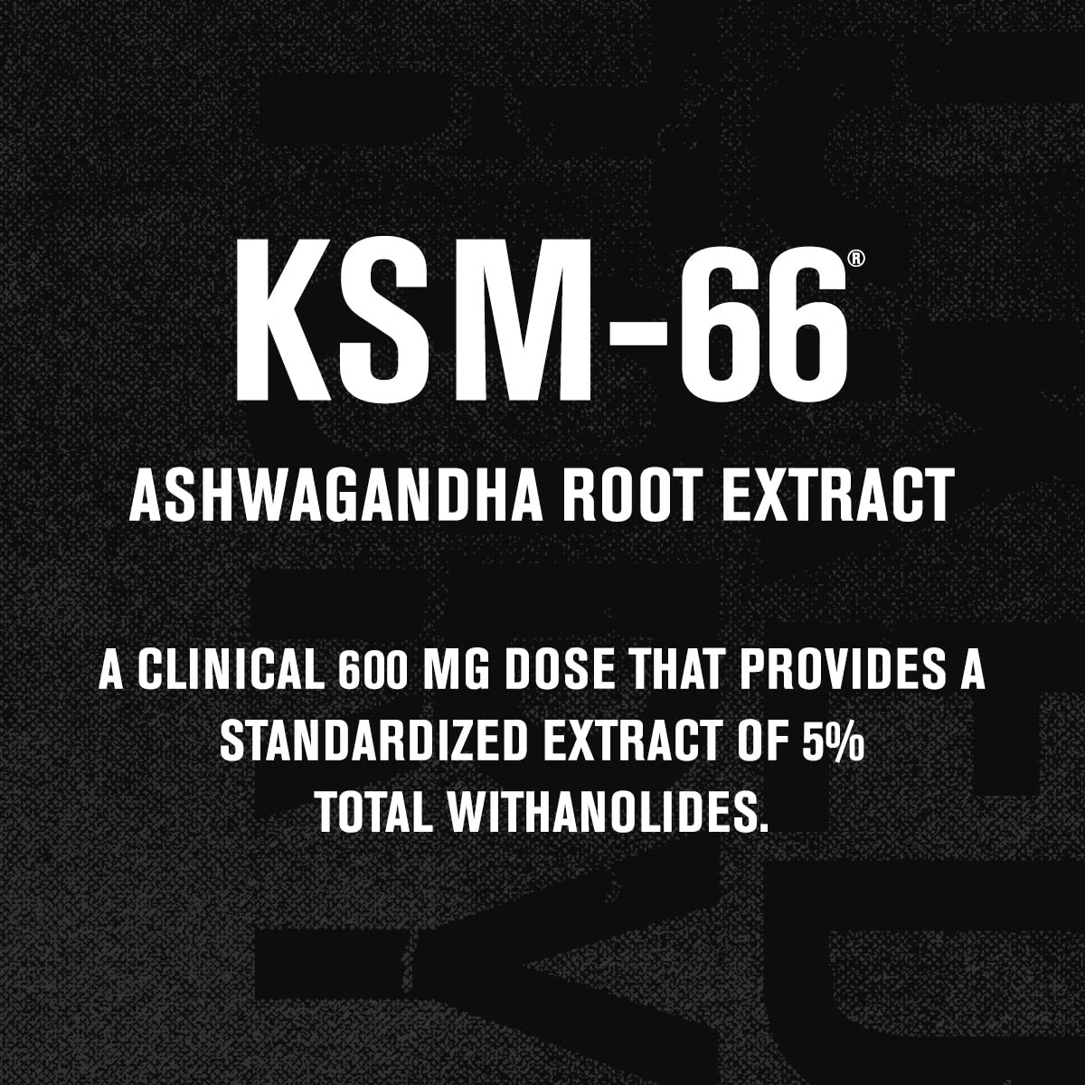 Jacked Factory Ashwagandha — Astragin pour absorption améliorée potentielle.