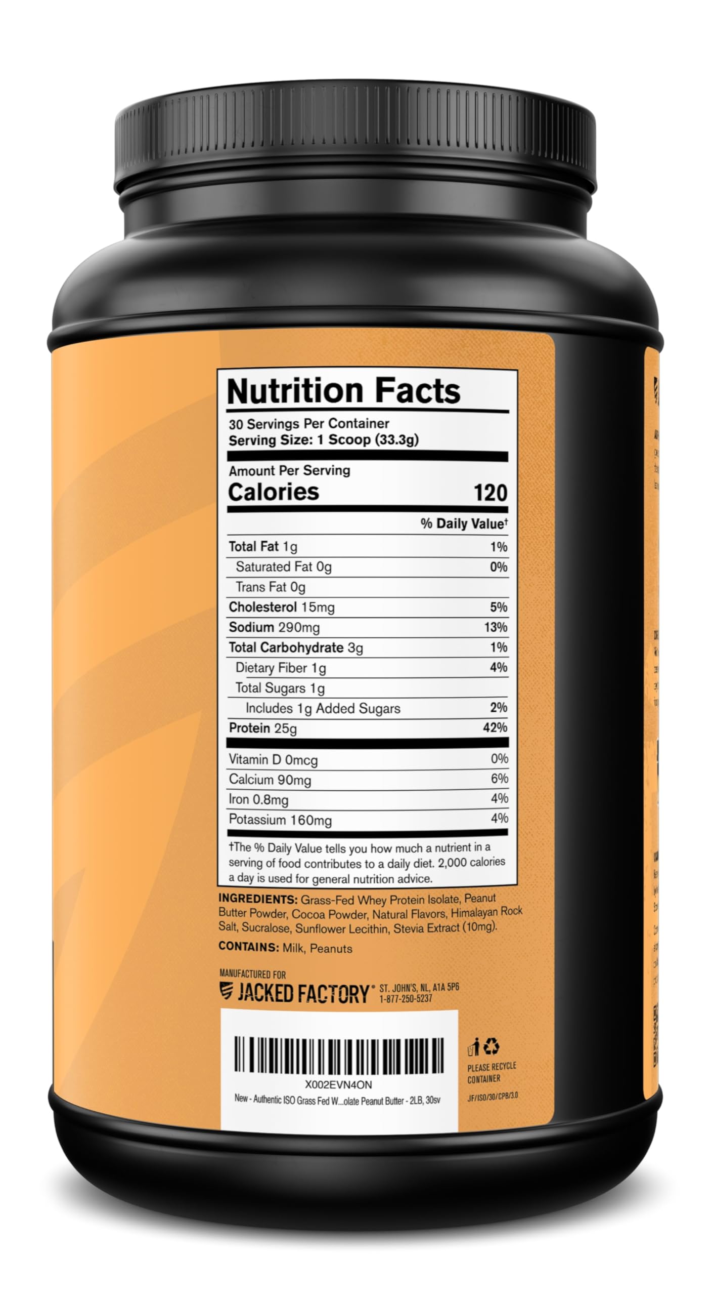 Jacked Factory Authentic ISO – apport protéique quotidien pratique et fiable.