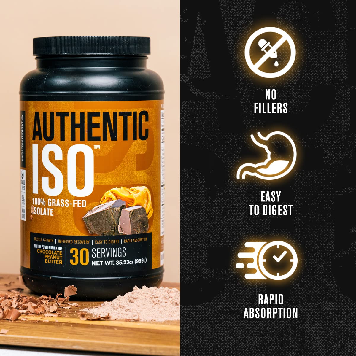 Jacked Factory Authentic ISO – gobelet-melangeur pour un mélange facile.