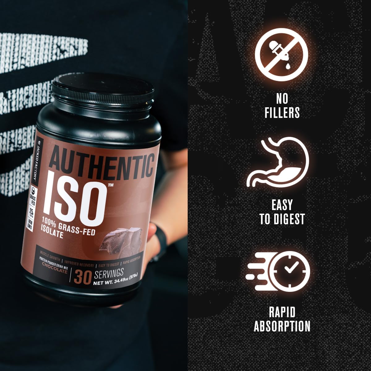 Jacked Factory Authentic ISO – gobelet mélangeur pour un mélange rapide et homogène.