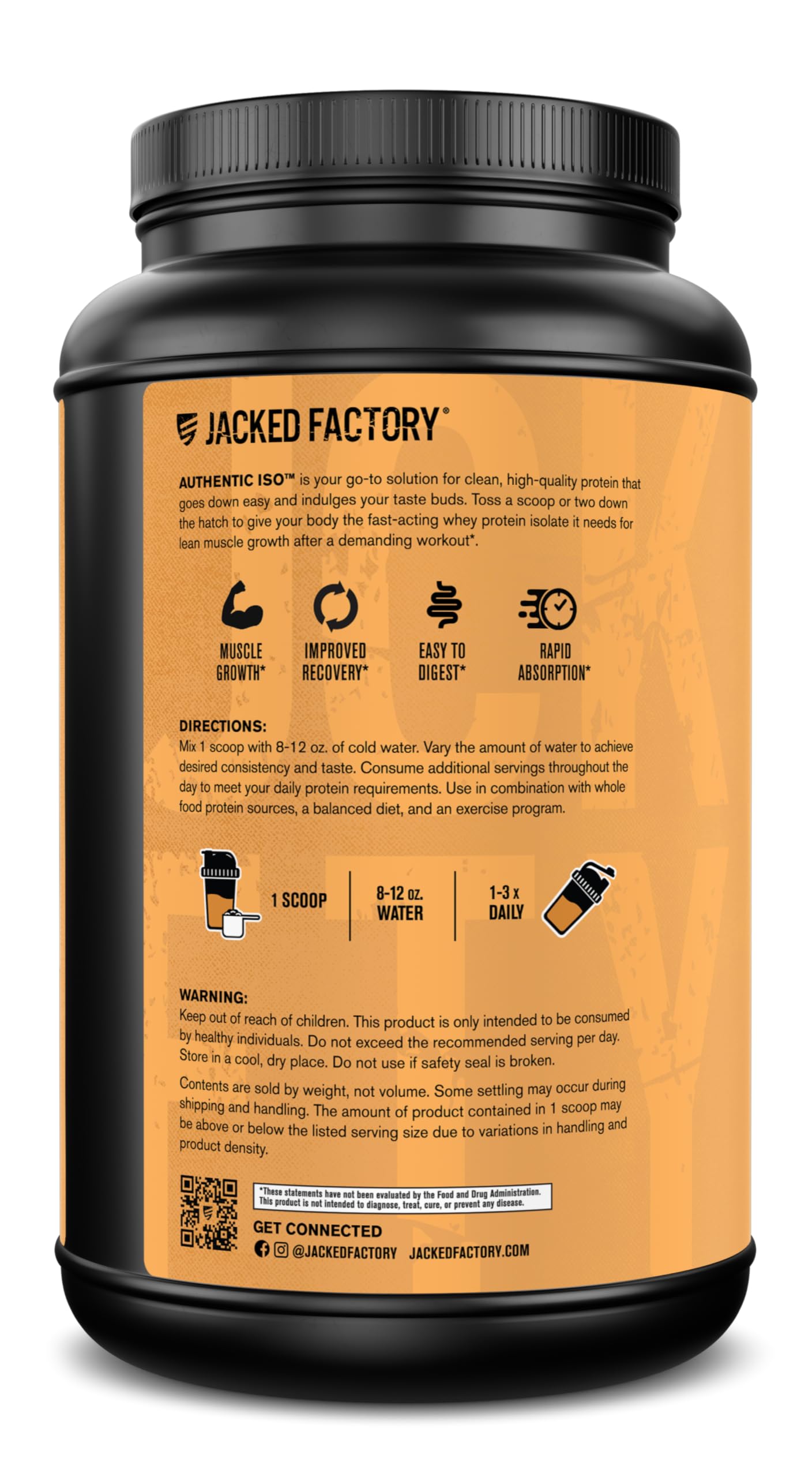 Sans additifs ni charges superflues, formulation claire pour chaque portion.