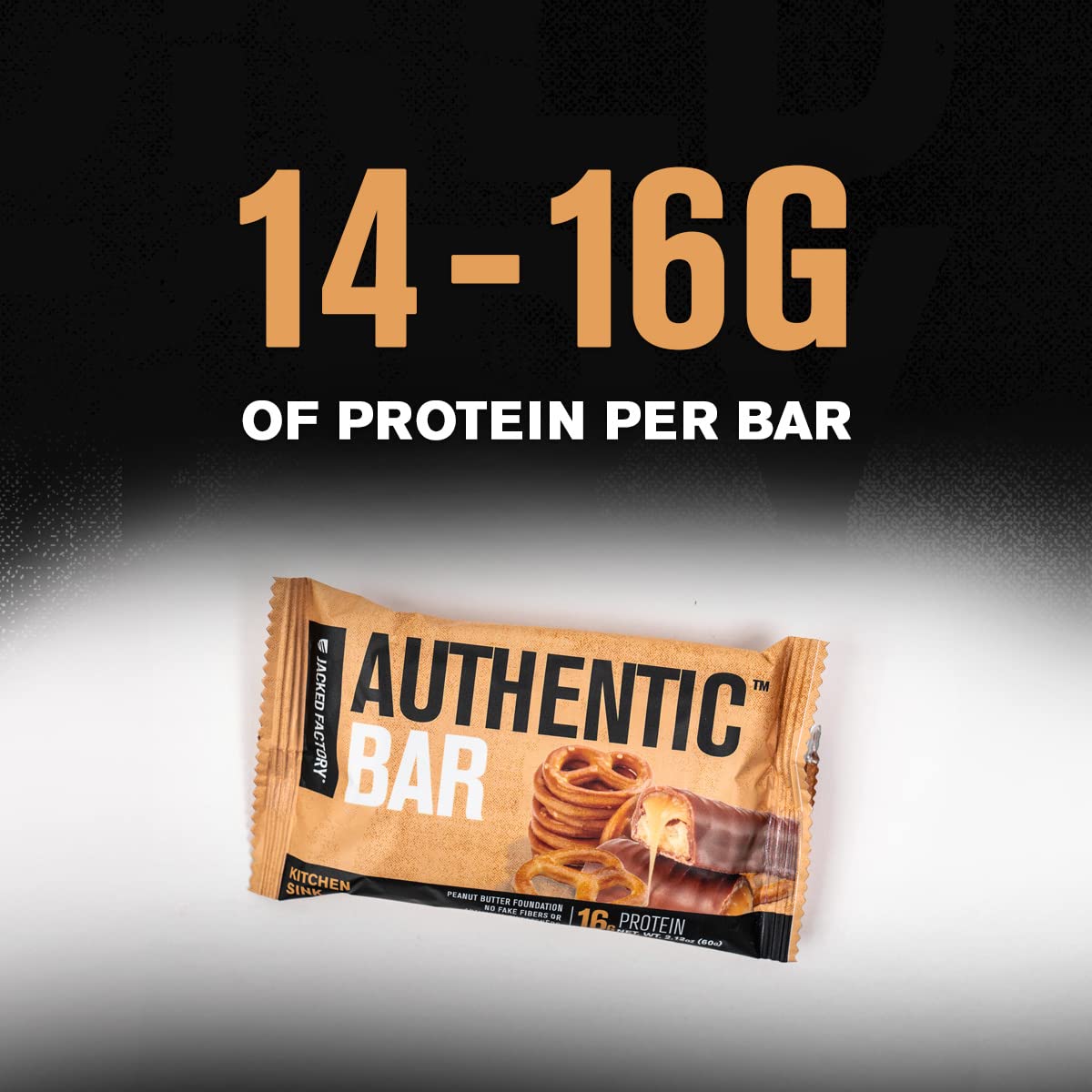 Barre protéinée authentique Jacked Factory miel naturel: énergie durable grâce au miel.
