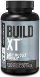 Jacked Factory Build-XT – Bouteille visible, soutien potentiel à l’entraînement et à la prise de masse.