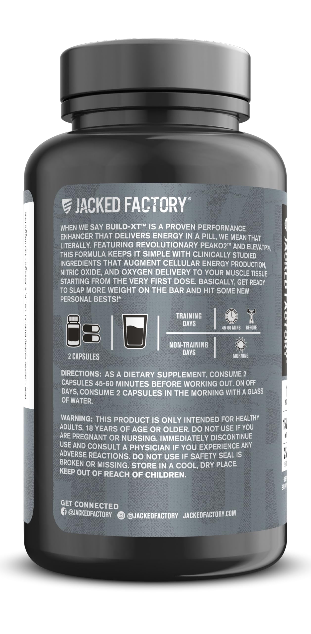Jacked Factory Build-XT – Utilisation quotidienne montrant une prise simple.