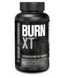 Jacked Factory Burn XT Black – bouteille montrant l’emballage et le design pour énergie potentielle et métabolisme.