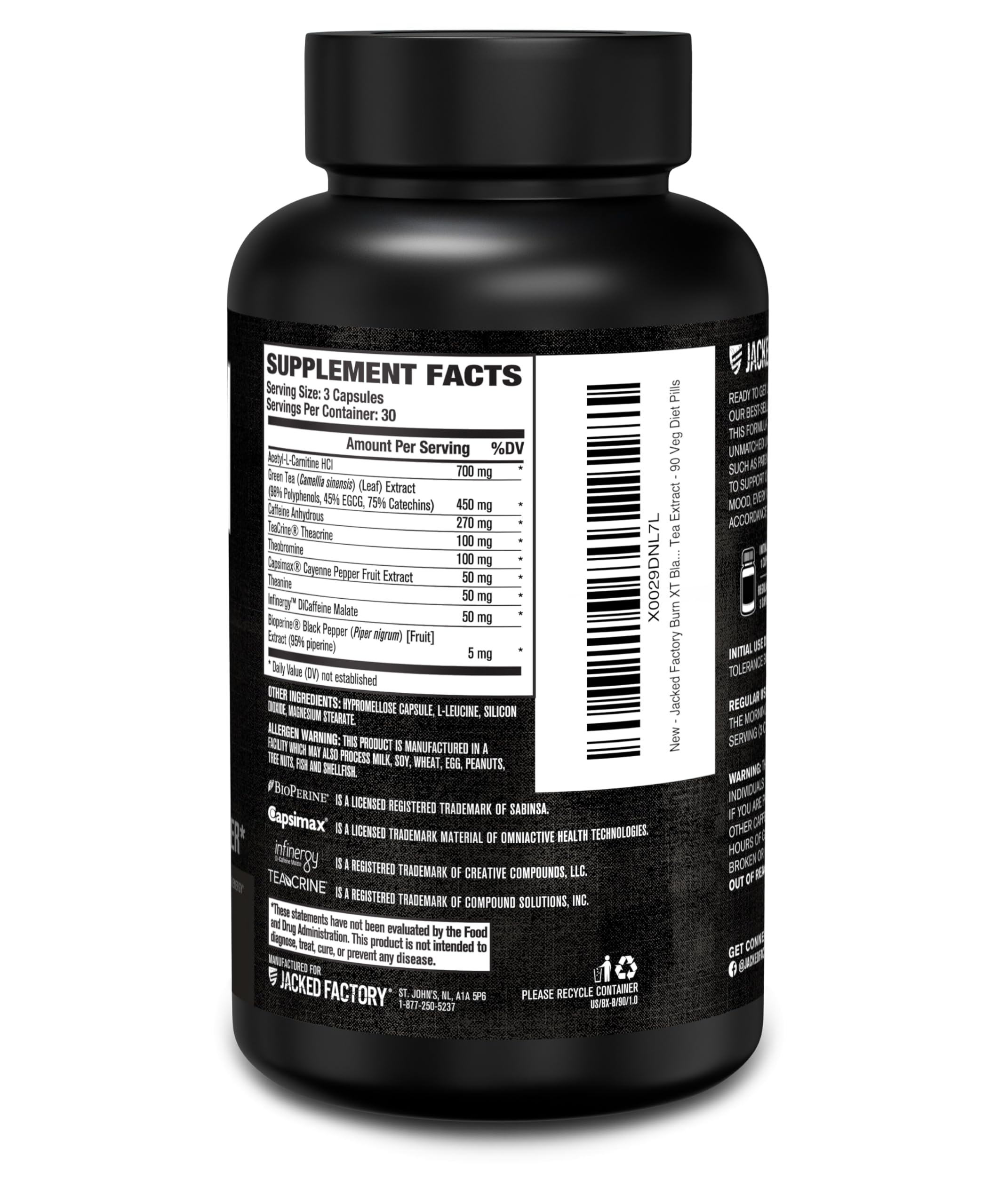 Utilisation quotidienne recommandée de Burn XT Black dans un cadre sportif actif.
