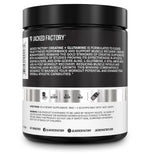 Jacked Factory Creatine + Glutamine — contrôle de qualité, produit sans additifs agressifs.