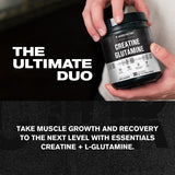 Jacked Factory Creatine + Glutamine — doseur transparent, dosage précis pour vos séances.