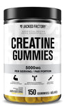 Gommes de créatine Jacked Factory,-dose quotidienne de 5 g, pratique en déplacement