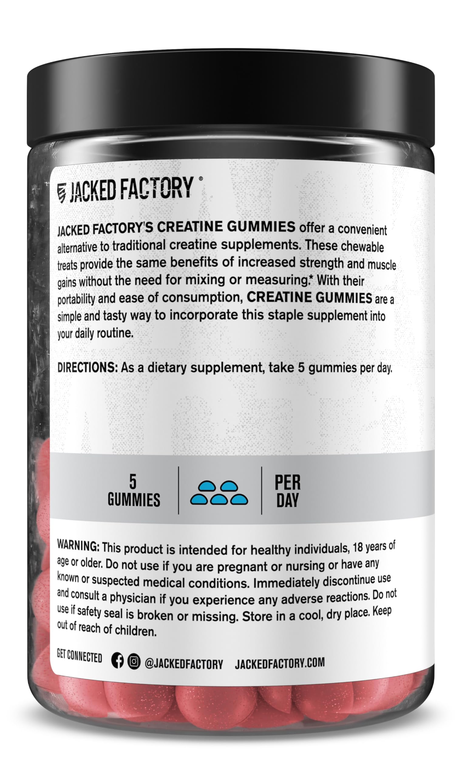 Qualité certifiée cGMP, production fiable des Creatine Gummies Jacked Factory.