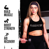Capsules Creatine HCl de Jacked Factory, dosage précis et absorption efficace.