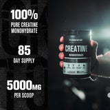 Cuillère-dose correspond à 5 g de créatine Monohydrate Jacked Factory