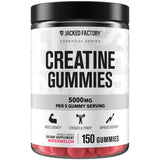 Gommes Jacked Factory Creatine Monohydrate dans la boîte prête pour la performance.