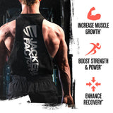 Gommes véganes Jacked Factory à base de pectine, sans colorants artificiels.