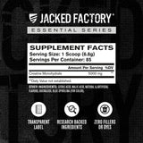 Jacked Factory Creatine Monohydrate – arôme framboise bleue pour une dégustation agréable