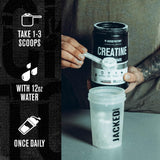 Poudre pure Jacked Factory Creatine Monohydrate sans additifs
