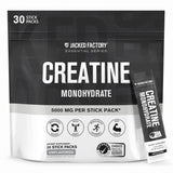 Jacked Factory Créatine Monohydrate, boîte 150 g pratique pour l'entraînement.