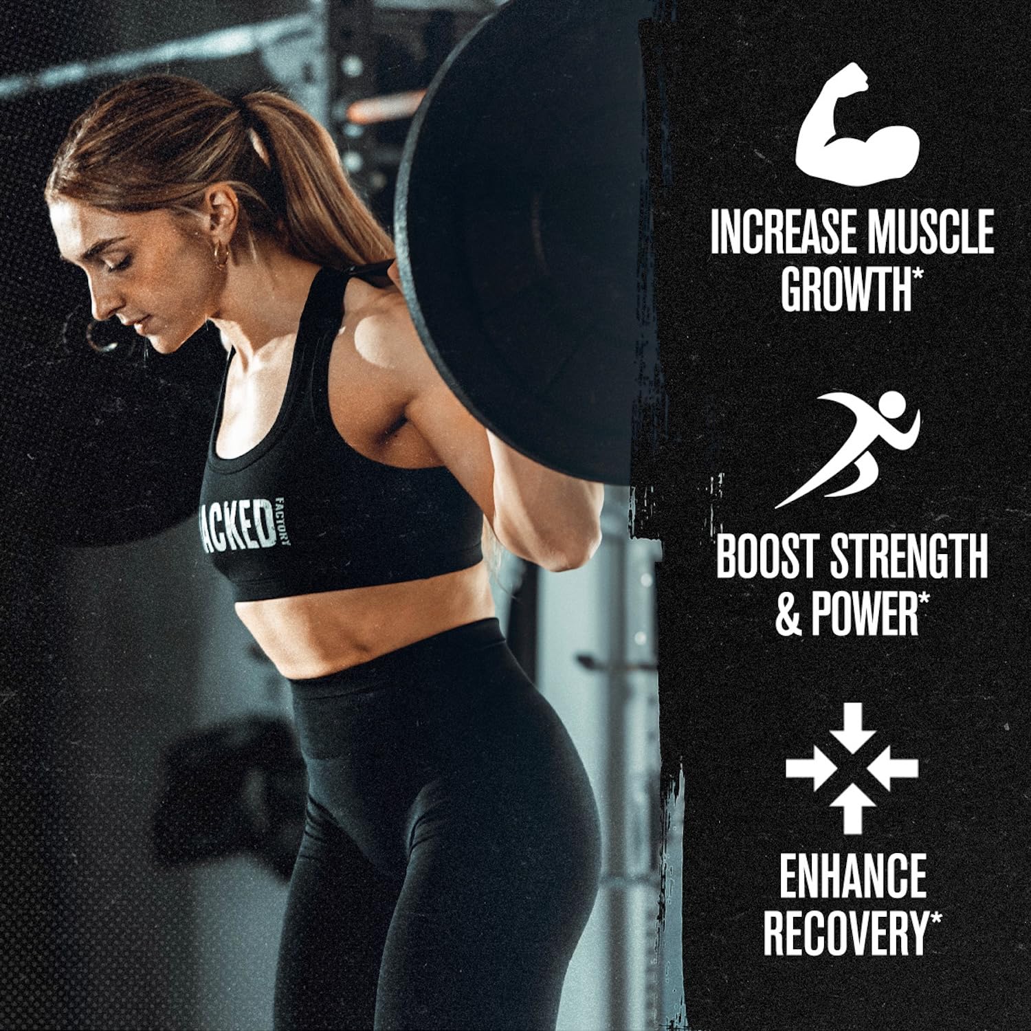 Le produit dans le sac de sport, prêt à l'utiliser après l'entraînement.