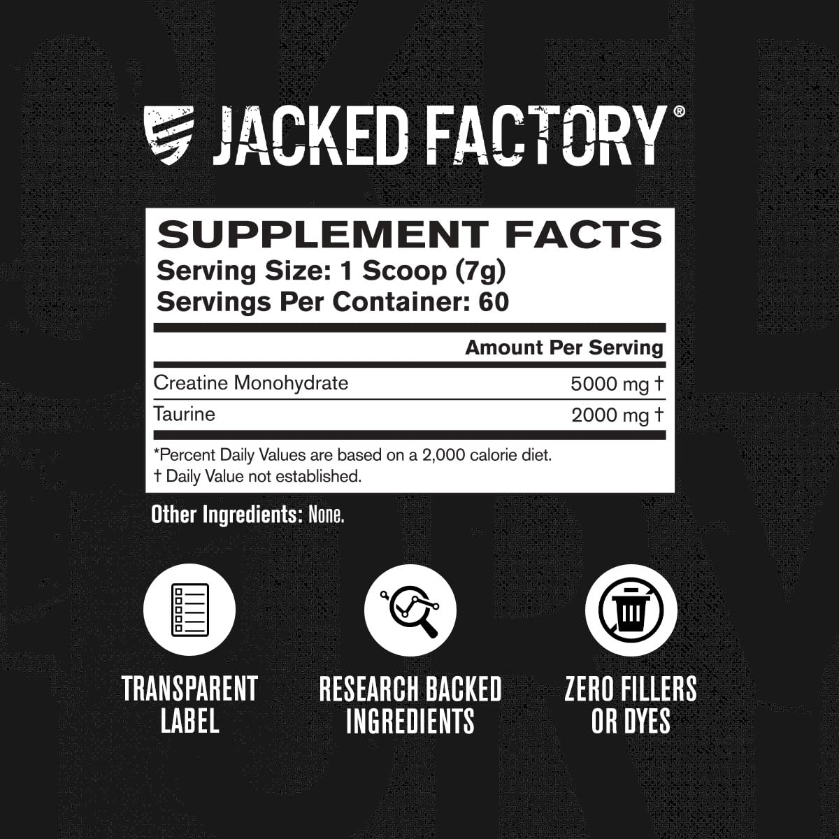 Préparation dans un verre avec Jacked Factory Creatine + Taurine, goût neutre.