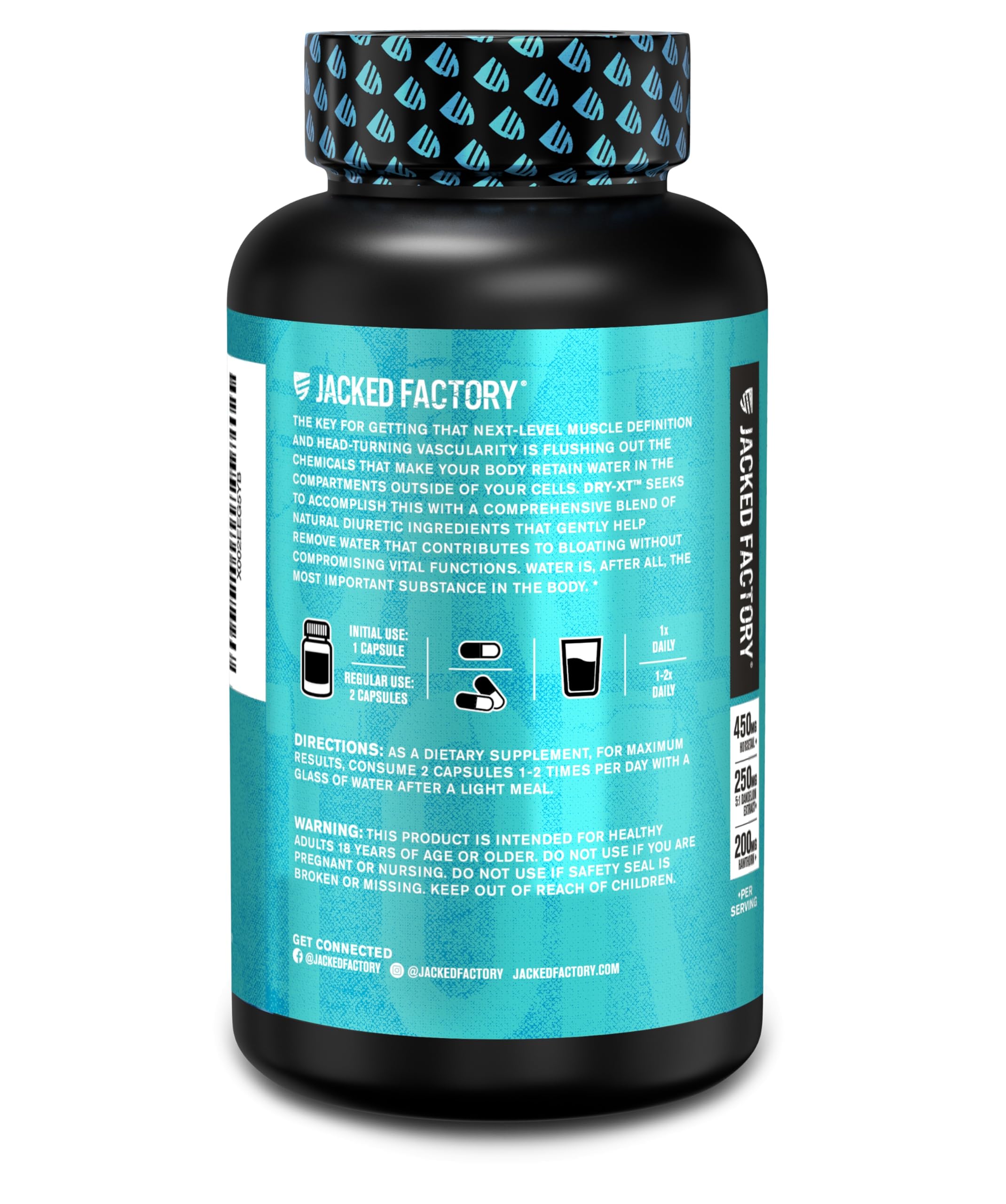 Dose quotidienne de Dry-XT pour soutien possible à la définition.