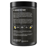 Jacked Factory EAA Surge — Tableau d’ingrédients montrant Amino9 et taurine.