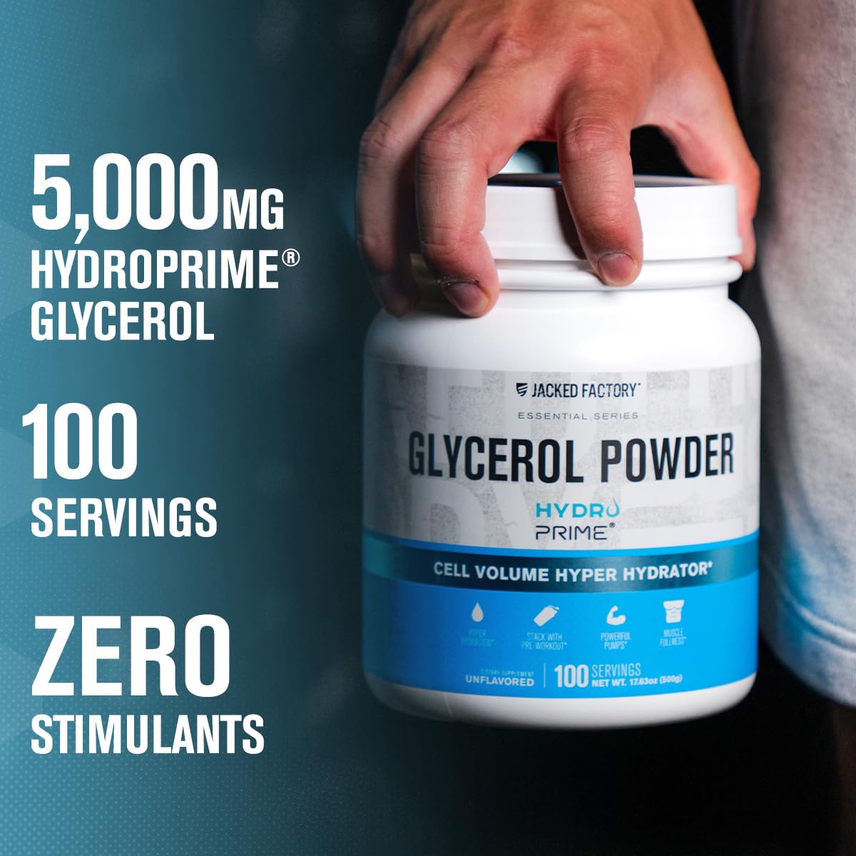 Glycerol Pump se dissolvant rapidement dans l'eau pour une hydratation efficace.