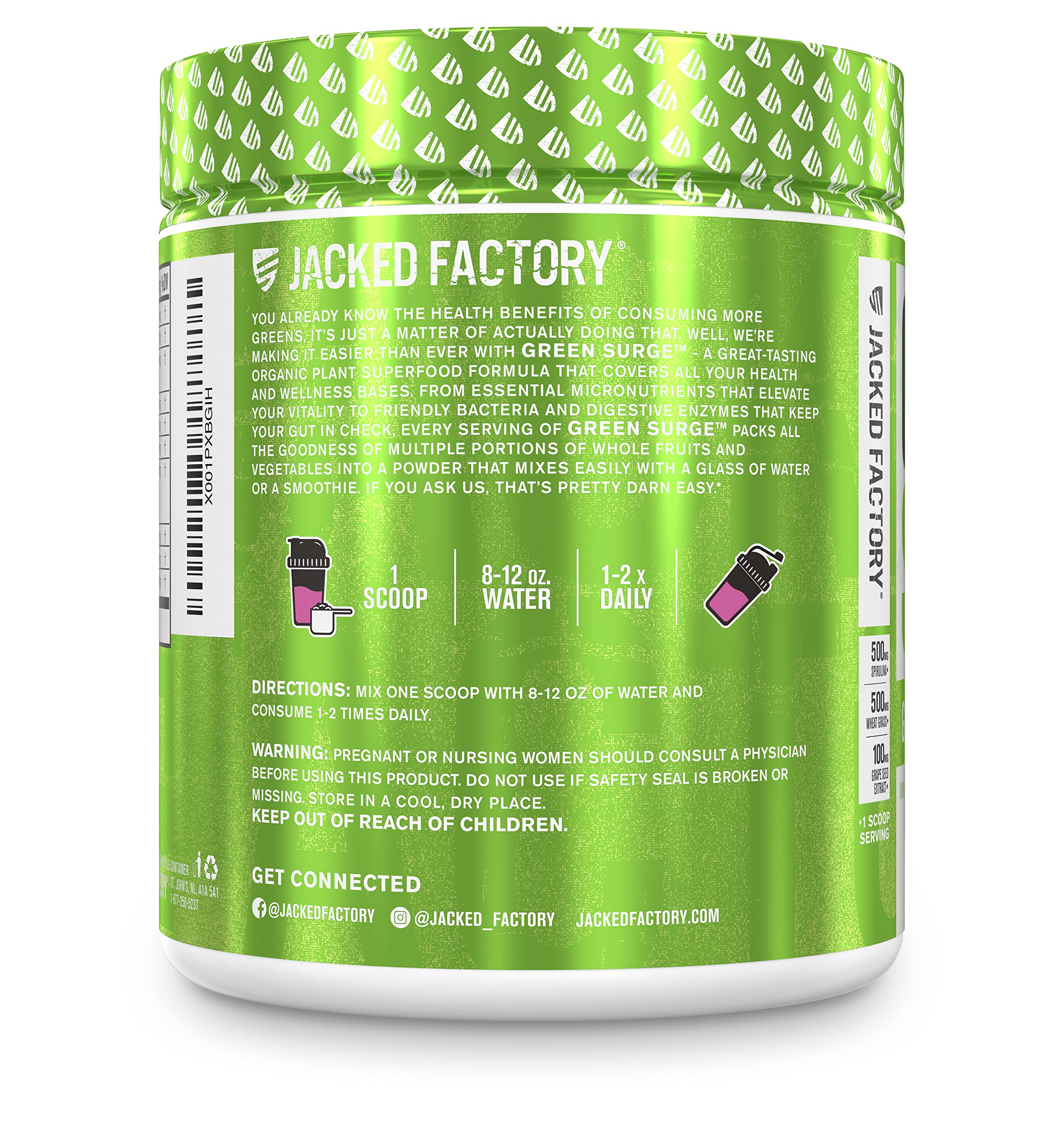 Probiotiques et enzymes de Green Surge pour digestion