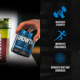 L-Carnitine Tartrate inclus dans Growth Surge pour la récupération post-effort.