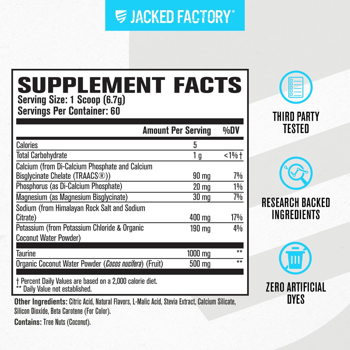 Hydrasurge format keto-friendly et sans sucre ajouté.