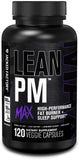 Jacked Factory Lean PM Max - Bouteille visible, soutien sommeil et métabolisme.