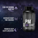 Jacked Factory Lean PM Max - Gélules faciles à prendre pour sommeil et énergie.