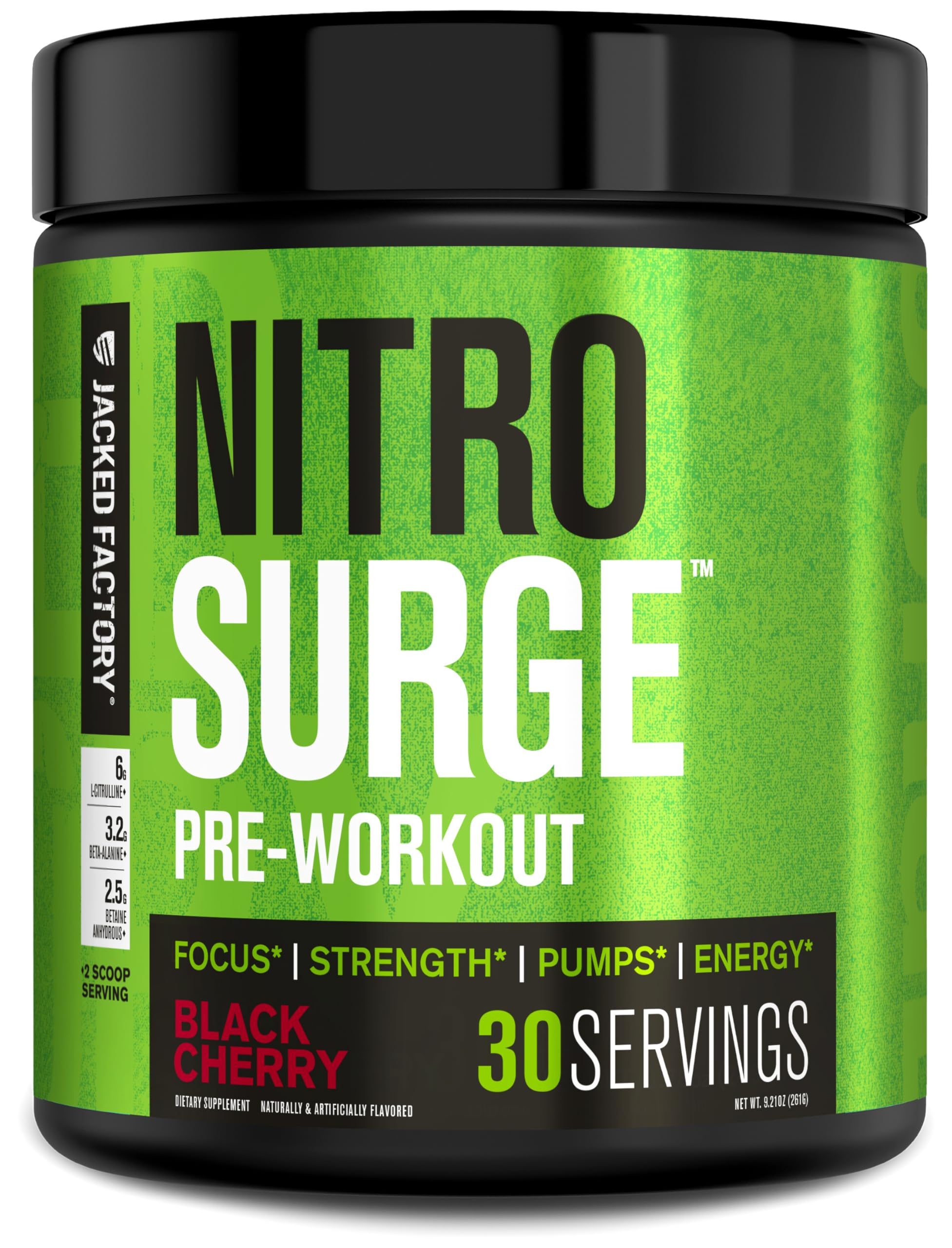 Nitrosurge de Jacked Factory, bouteille prête pour des séances intenses.