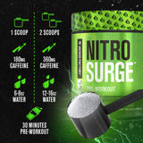 Jacked Factory Nitrosurge – doseur et poudre prête à mélanger.
