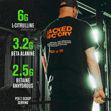 Jacked Factory Nitrosurge l-citrulline soutient une augmentation du NO et des pompes.