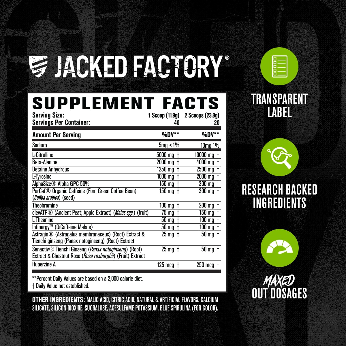 Jacked Factory Nitrosurge Max — focus mental renforcé pour chaque série.