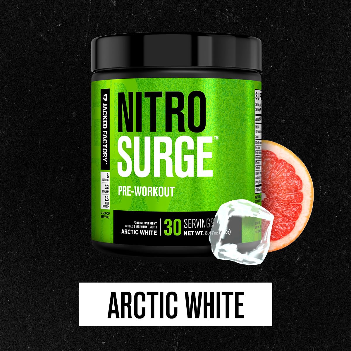 Jacked Factory Nitrosurge pompes-intenses offrent une pompe musculaire durable et une vascularisation visible.