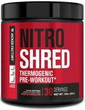 Jacked Factory Nitrosurge Shred, boîte 30 portions, énergie durable pour vos séances.