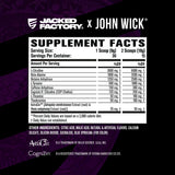 Jacked Factory Nitrosurge Wick arôme framboise bleue, goût distinctif pour motivation.