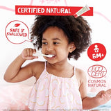 Pack dentifrice enfant Jack N' Jill banane, pratique et économique.