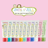 Dentifrice enfant Jack N' Jill, brosse-dents douce pour les routines quotidiennes.