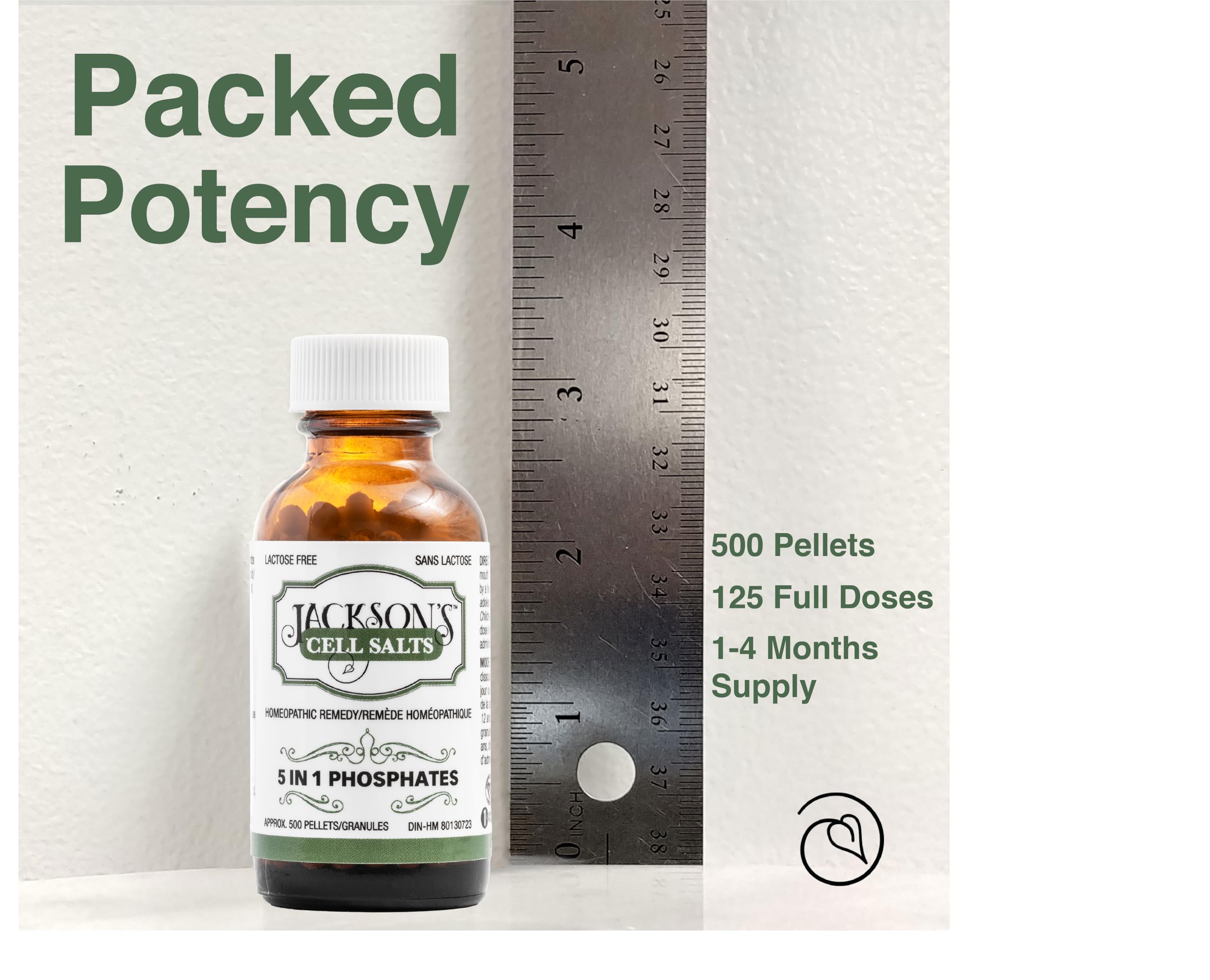 Jackson's 5-en-1 Phosphates, dose quotidienne pratique pour partager en famille.