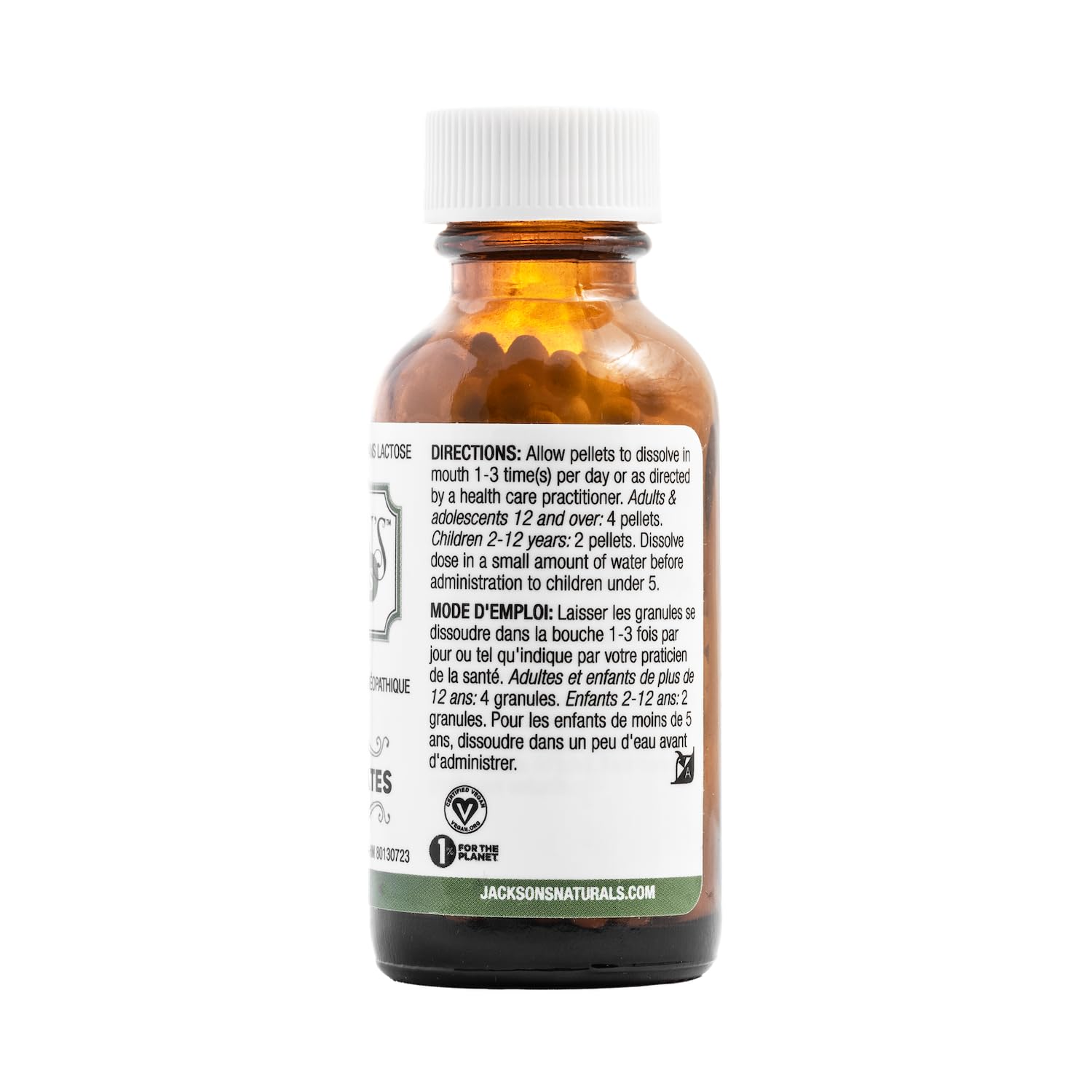 Jackson's 5-en-1 Phosphates, logo vegan certifié, alliance éthique et bien-être.