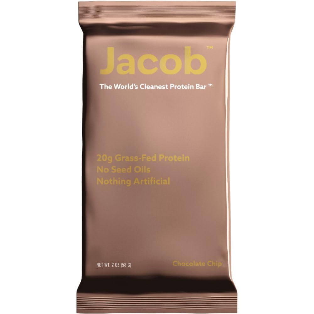 Jacob Bar protéine chocolat 20 g, collation riche en protéines pour l'entraînement.