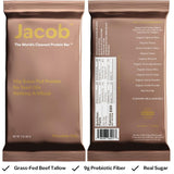 Jacob Bar protéine chocolat, snack pratique sans additifs artificiels.