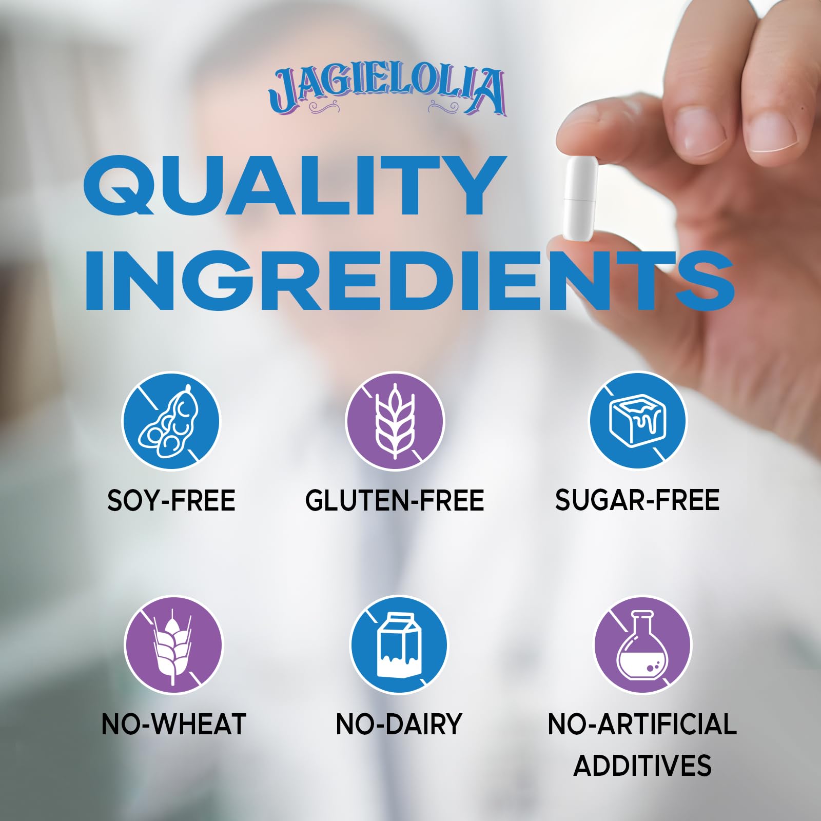 Jagielolia Detox Binder — prise quotidienne simple, flacon et capsules pratiques