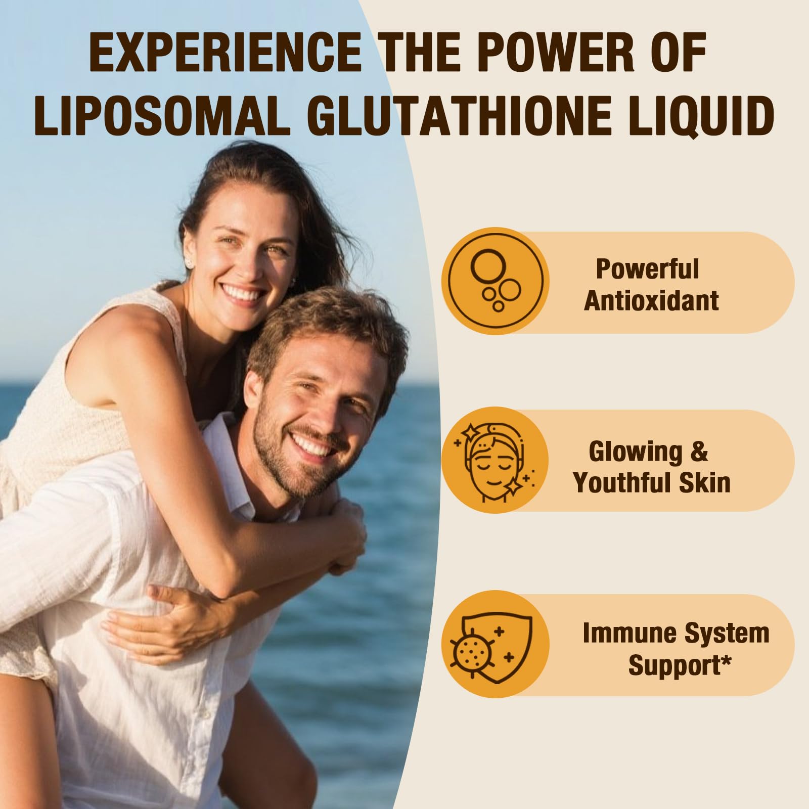 Ingrédients véganes et sans allergènes dans Jagielolia glutathione liquide.