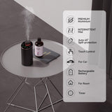 JAHUYU diffuseur sans eau pour voiture, parfum frais en déplacement.