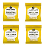 Pastilles Jakeman's miel-citron-menthol, face du paquet, douceur apaisante pour la gorge