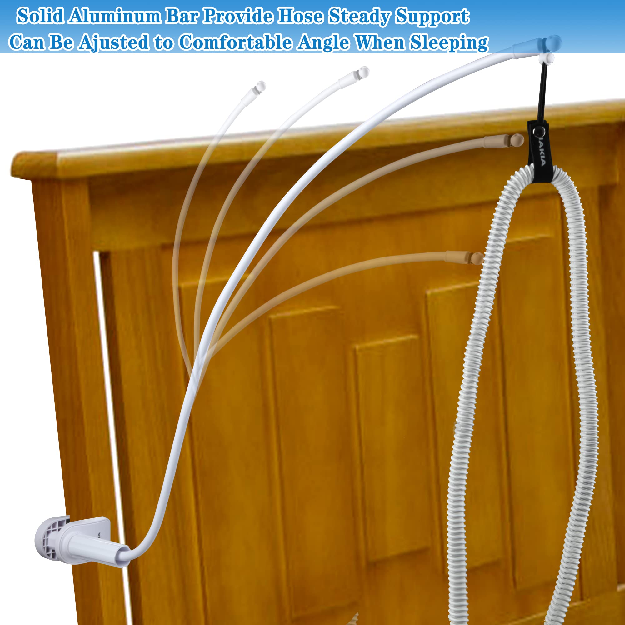 Jakia porte-tuyau CPAP avec angle reglable pour ajustement confortable