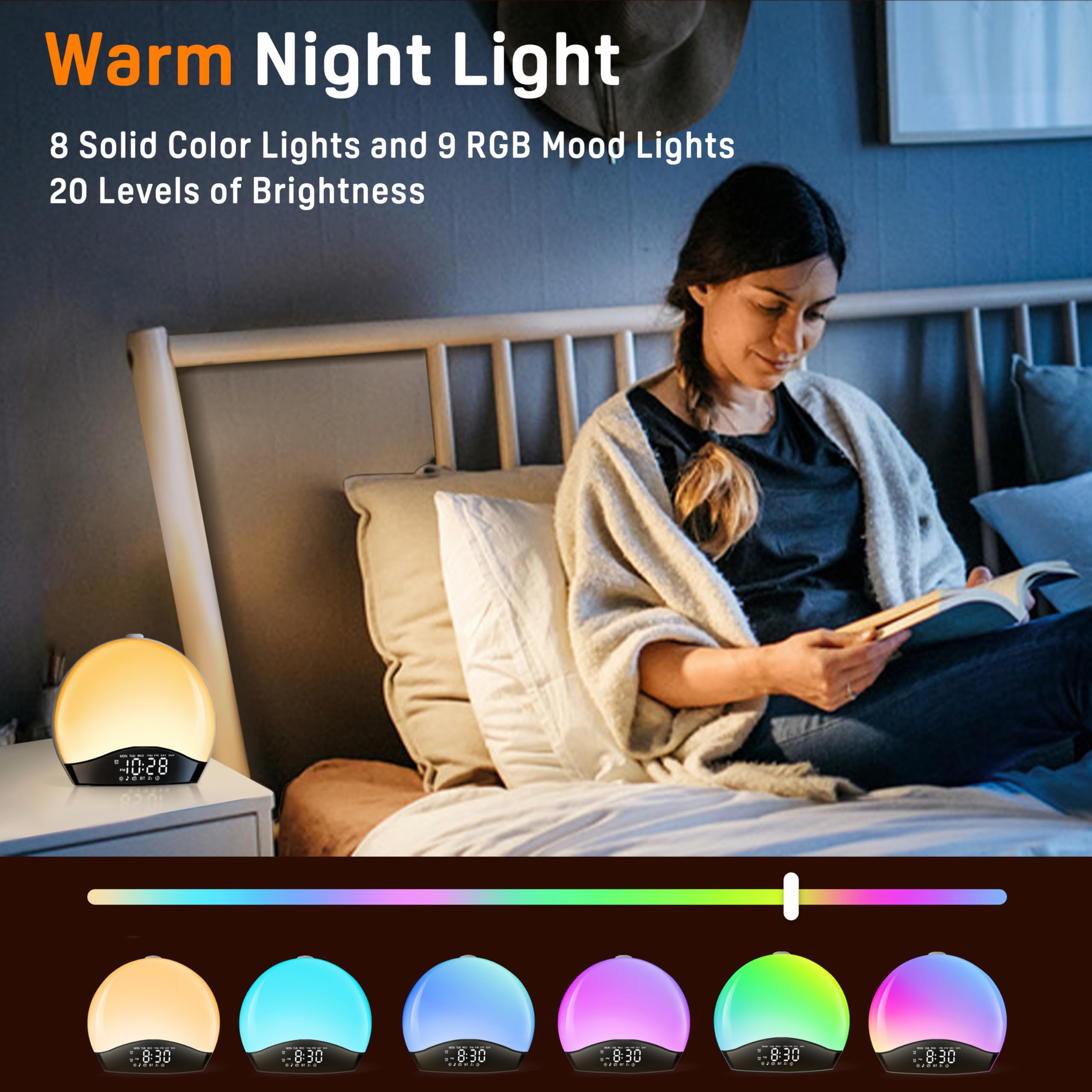 JALL 17 lumières colorées: ambience personnalisable pour le quotidien.